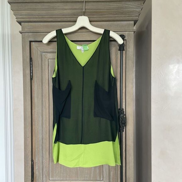 Robert Rodriguez Silk V-Neck Blouse size 4 - Picture 4 of 13